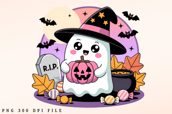 Cute Halloween Boo PNG Clipart Design Review