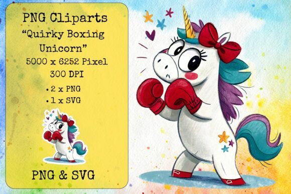 Quirky Boxing Unicorn Embroidery Review