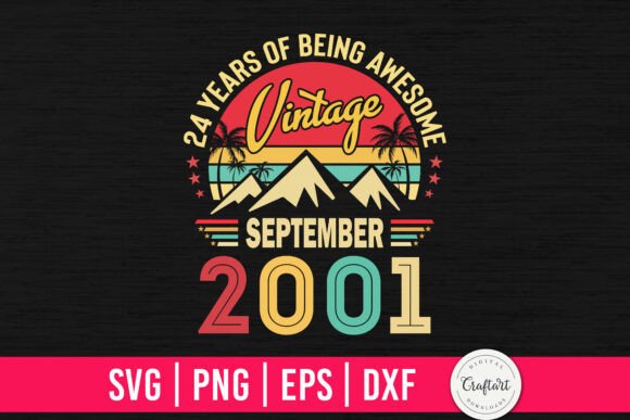 Vintage 2001 September 24th Birthday Review
