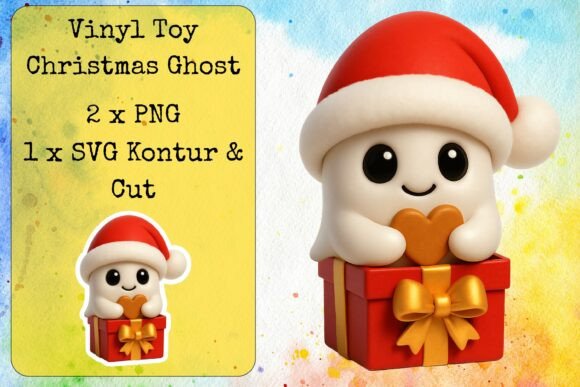 Vinyl Toy Christmas Ghost 2 Embroidery Review