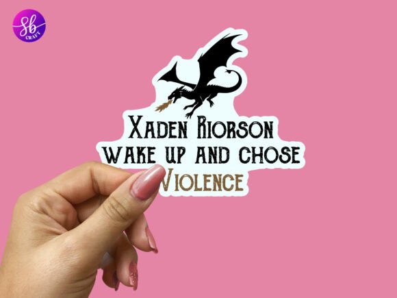 Xaden Riorson Wake Up and Chose Violence Embroidery Review