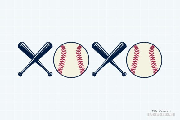 XOXO, Crossed Baseball Bats and Baseball Embroidery Review